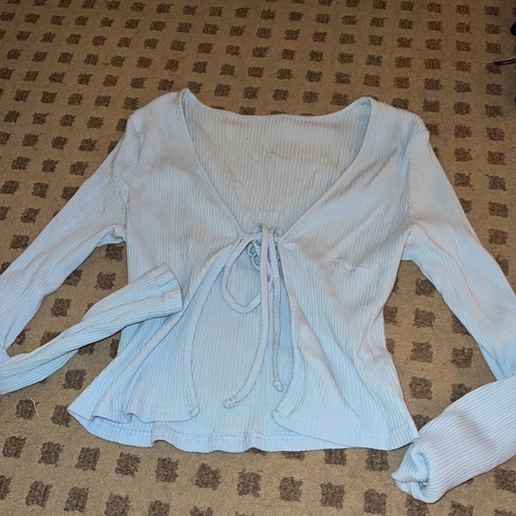 Baby blue tie shirt - Picture 1 of 1